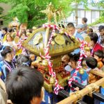 稲荷神社で例祭 夏祭りの〝はしり〟
