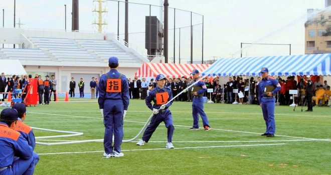 第28回事業所自衛消防隊 屋内消火栓操法大会