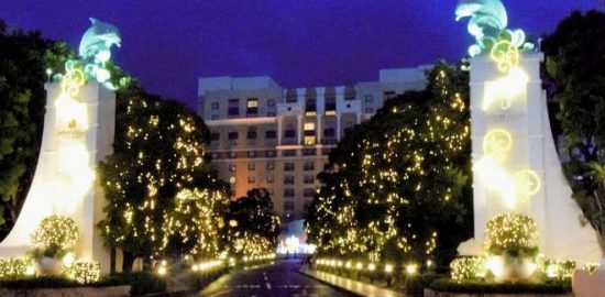 ウィンターイルミネーション点灯 ホテルオークラ東京ベイ