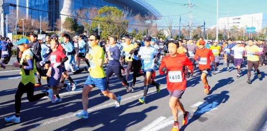 東京ベイ浦安シティマラソン 1310人が快走