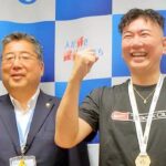 木名瀨大介選手市長報告 2025ジャパンパラ 陸上競技大会金メダル