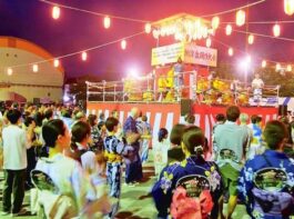 夏の風物詩 浦安市納涼盆踊り大会開催 踊りの輪広がる勇壮な太鼓演奏